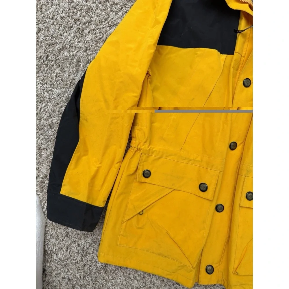 Vintage The North Face Mountain Gore-Tex Jacket Men's XL Yellow Black Shell